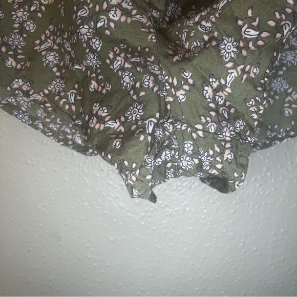 Victoria secret green floral draw string pajama shorts - Picture 5 of 7